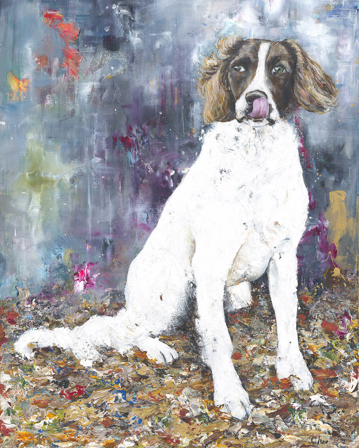 Cher van Schouwen - Butter at the Long Lunch 800 x 1000mm Oil on Canvas LR