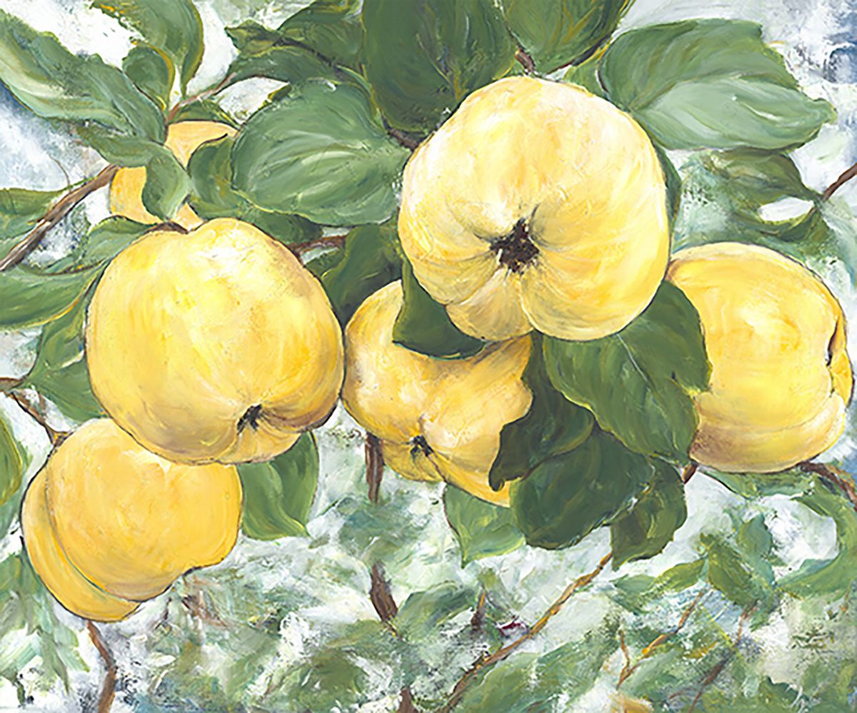 Cher van Schouwen, Lush, Acrylic, sand, & Gold leaf on canvas 900 x 750mm LR